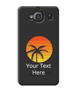 Sunset Beach Design Custom Back Case for Xiaomi Redmi 2 Prime