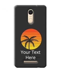 Sunset Beach Design Custom Back Case for Xiaomi Redmi Note 3