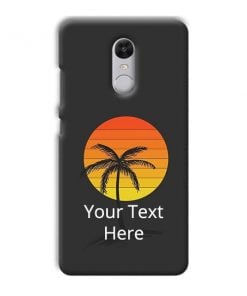 Sunset Beach Design Custom Back Case for Xiaomi Redmi Note 4