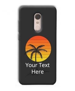 Sunset Beach Design Custom Back Case for Xiaomi Redmi Note 5