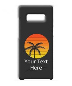 Sunset Beach Design Custom Back Case for Samsung Galaxy Note 8