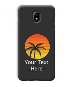 Sunset Beach Design Custom Back Case for Samsung Galaxy J7 Pro