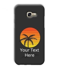 Sunset Beach Design Custom Back Case for Samsung Galaxy A7 2017