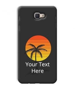 Sunset Beach Design Custom Back Case for Samsung Galaxy J7 Prime