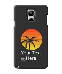 Sunset Beach Design Custom Back Case for Samsung Galaxy Note 4