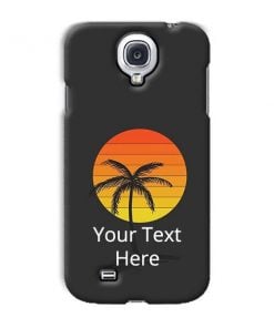 Sunset Beach Design Custom Back Case for Samsung Galaxy S4