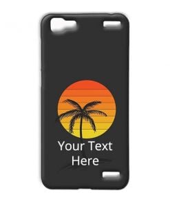 Sunset Beach Design Custom Back Case for Vivo V1 Max