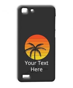 Sunset Beach Design Custom Back Case for Vivo X3S