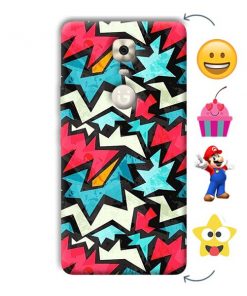Abstract Design Design Custom Back Case for Gionee M6 Plus