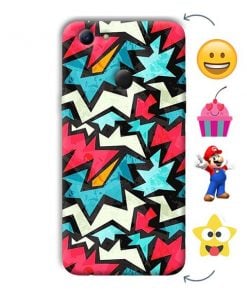 Abstract Design Design Custom Back Case for Oppo F5 Youth
