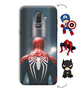 Spider Design Custom Back Case for Samsung Galaxy J8 (2018, Infinity Display)
