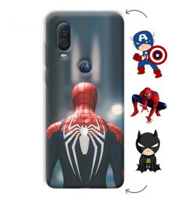 Spider Design Custom Back Case for Motorola One Vision