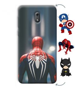 Spider Design Custom Back Case for Nokia 2