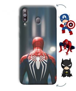Spider Design Custom Back Case for Samsung Galaxy M30