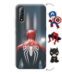 Spider Design Custom Back Case for Vivo S1