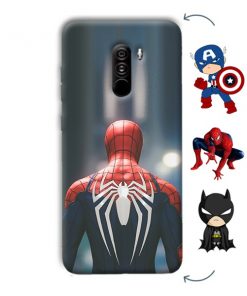 Spider Design Custom Back Case for Xiaomi Poco F1