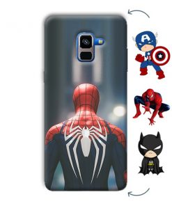 Spider Design Custom Back Case for Samsung Galaxy A8 Plus