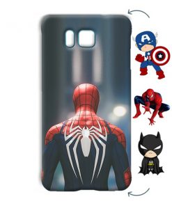 Spider Design Custom Back Case for Samsung Galaxy Alpha