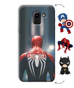 Spider Design Custom Back Case for Samsung Galaxy J6 (2018, Infinity Display)