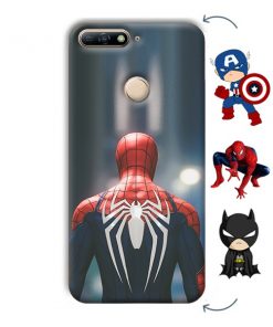 Spider Design Custom Back Case for Huawei Honor 7A