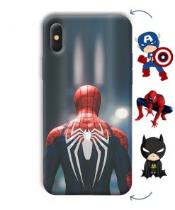 Spider Design Custom Back Case for Apple iphone X