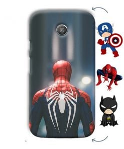Spider Design Custom Back Case for Motorola Moto E1 1st Gen
