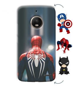 Spider Design Custom Back Case for Motorola Moto E4