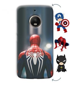 Spider Design Custom Back Case for Motorola Moto E4 Plus