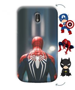 Spider Design Custom Back Case for Nokia 1