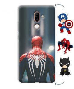 Spider Design Custom Back Case for Nokia 7 Plus