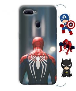 Spider Design Custom Back Case for Oppo A5