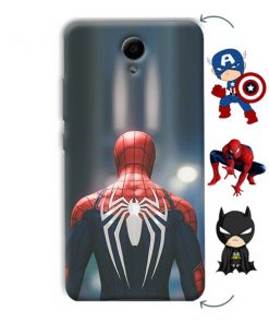 Spider Design Custom Back Case for Xiaomi Redmi Note 2