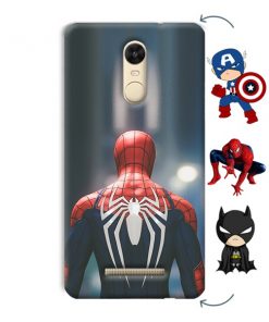 Spider Design Custom Back Case for Xiaomi Redmi Note 3