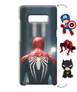 Spider Design Custom Back Case for Samsung Galaxy Note 8
