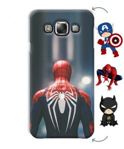 Spider Design Custom Back Case for Samsung Galaxy E5
