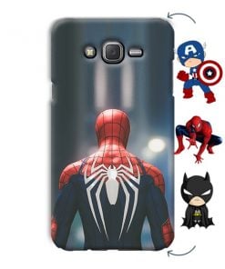 Spider Design Custom Back Case for Samsung Galaxy J3
