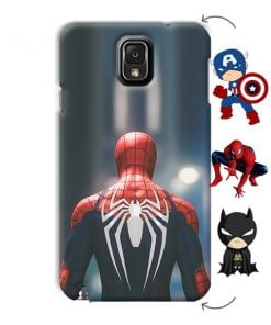 Spider Design Custom Back Case for Samsung Galaxy Note 3 Neo