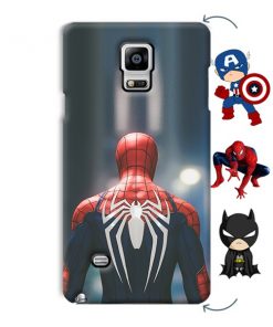 Spider Design Custom Back Case for Samsung Galaxy Note 4