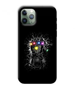 Infinity Stones Design Custom Back Case for Apple iPhone 11 Pro Max
