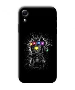 Infinity Stones Design Custom Back Case for Apple iPhone XR