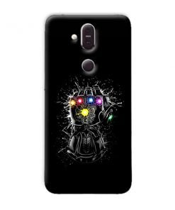 Infinity Stones Design Custom Back Case for Nokia 8.1