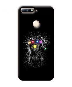 Infinity Stones Design Custom Back Case for Huawei Honor 7A