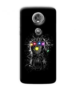 Infinity Stones Design Custom Back Case for Motorola Moto E5 Plus