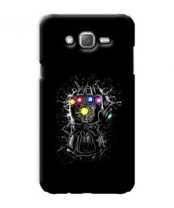 Infinity Stones Design Custom Back Case for Samsung Galaxy J3 2016