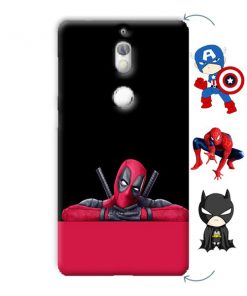 Superhero Design Custom Back Case for Nokia 7
