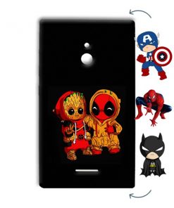 Superhero Design Custom Back Case for Nokia XL