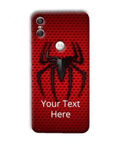 Spider Logo Design Custom Back Case for Motorola One Power