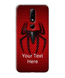 Spider Logo Design Custom Back Case for Nokia 5.1 Plus