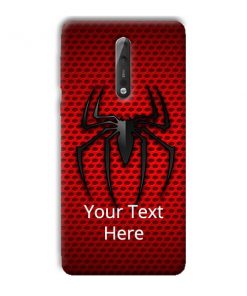 Spider Logo Design Custom Back Case for Nokia 8