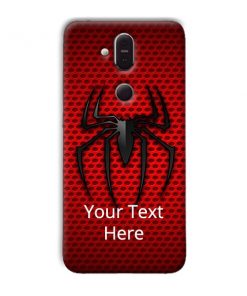 Spider Logo Design Custom Back Case for Nokia 8.1